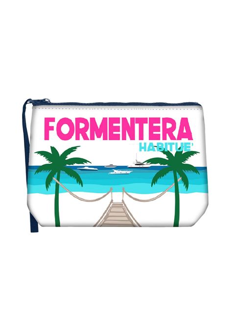 Pochette Mc2 Saint Barth Aline Formentera Postcard bianca scuba unisex MC2 SAINT BARTH | Pochette | ALINE03736H01